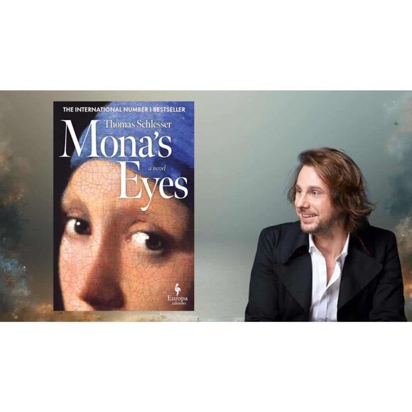 Mona’s Eyes Signed Hardcover Thomas Schlesser 2025 B&N Book of the Year New - Picture 7 of 8
